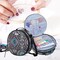 Embroidery Bag, Double-Layer Round Embroidery Project Storage Bag for Storing Embroidery Kits and Cross Stitch Kits, with Handle and Shoulder Strap, Totem, Bag Only